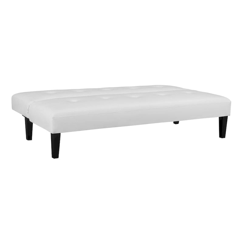 Ultimate Futon Sofa Collection: Futon Sofa with Armrest and Cupholders, Button Tufted Sofa with Wooden Legs