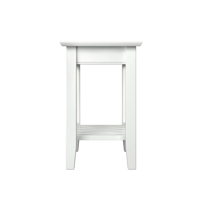 Chair Side Table with Charging Station