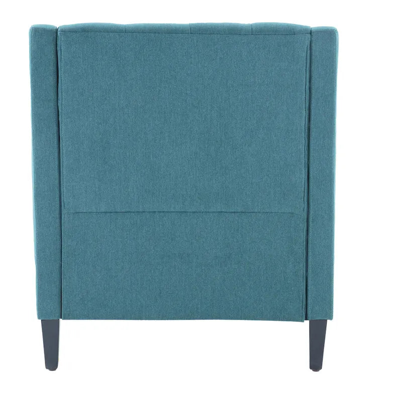 Arm Chair Comfy Club Chair with Ottoman and Pillow