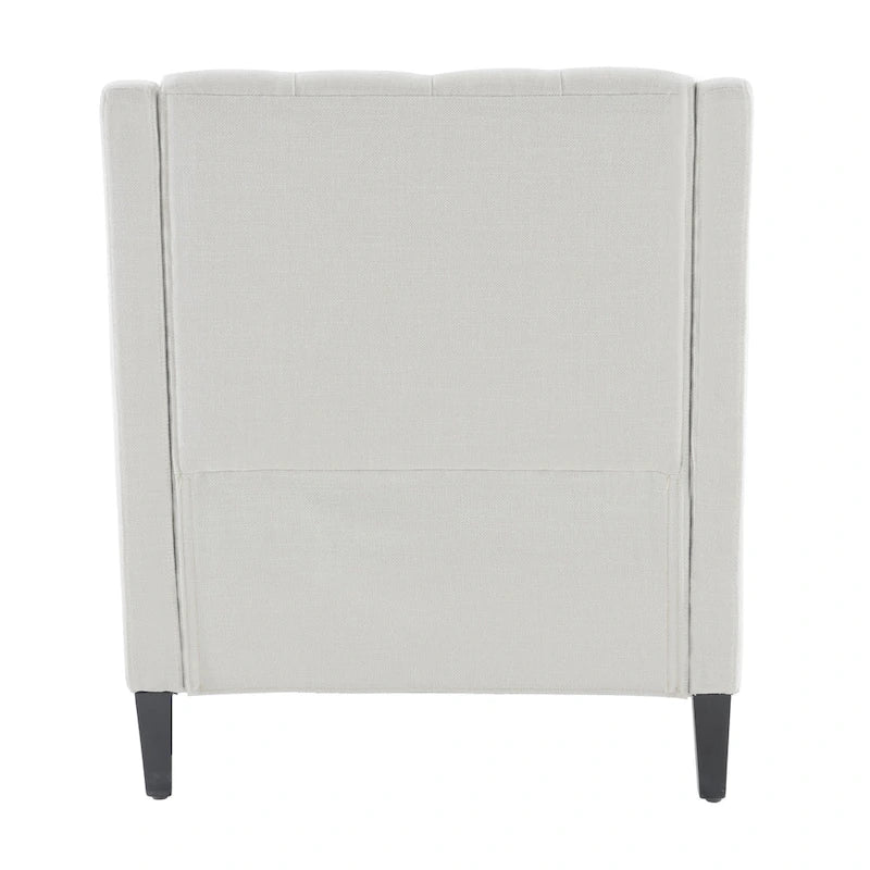 Arm Chair Comfy Club Chair with Ottoman and Pillow