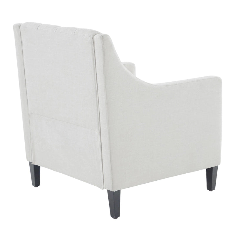 Arm Chair Comfy Club Chair with Ottoman and Pillow