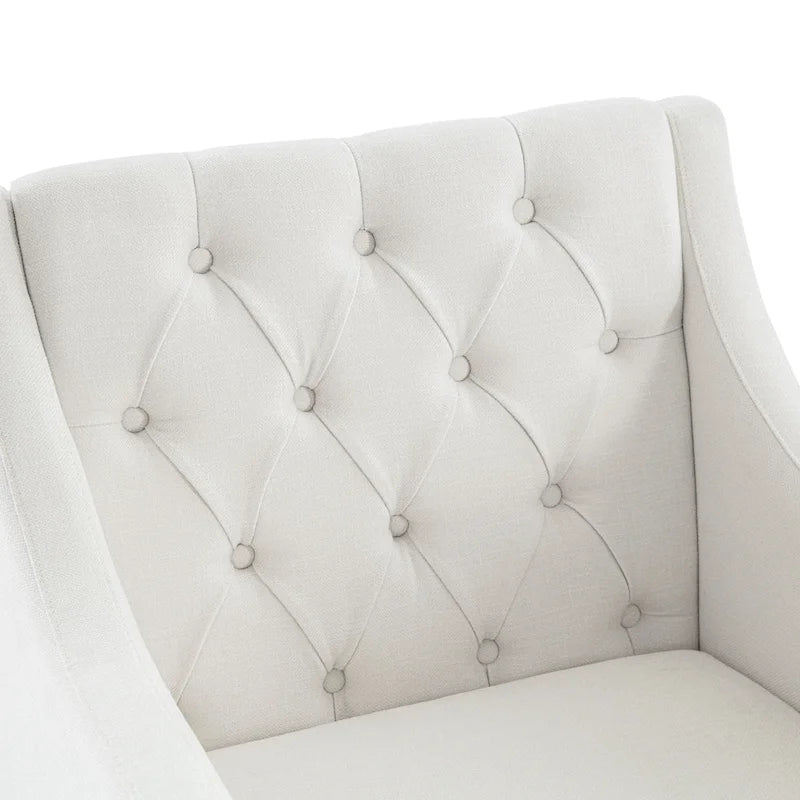 Arm Chair Comfy Club Chair with Ottoman and Pillow