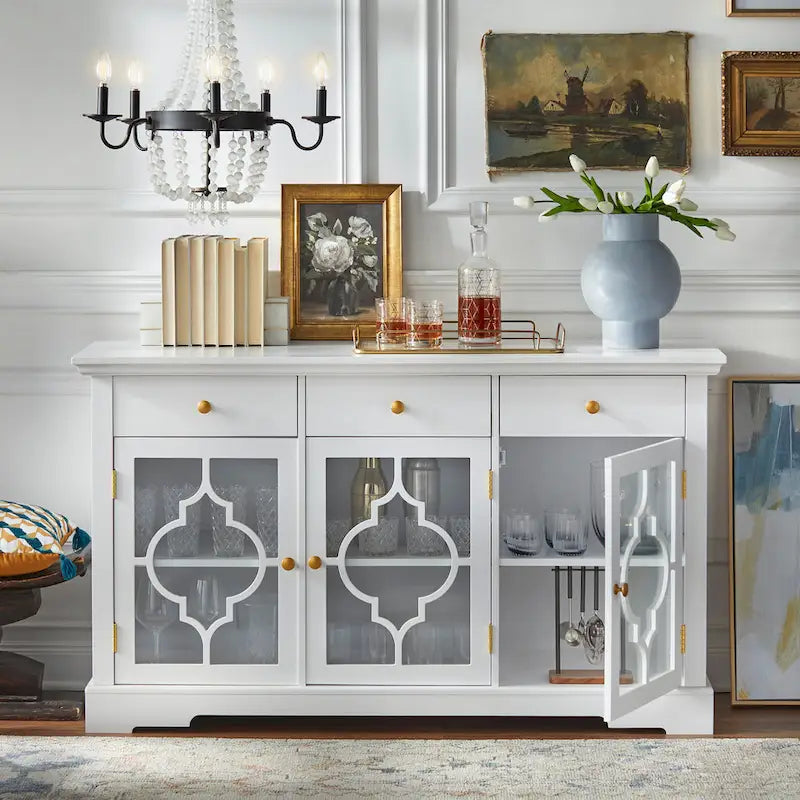 Glass Front Sideboard