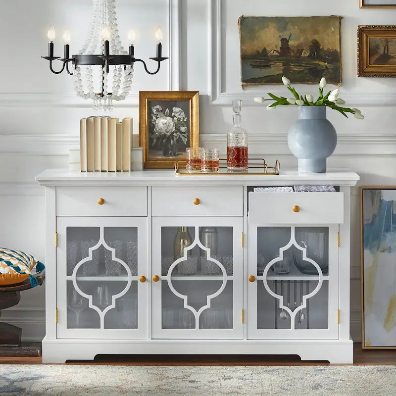 Glass Front Sideboard