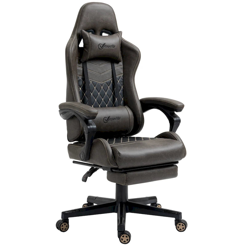 Gaming Chair Racing Style Office Ergonomic Chair Adjustable Height Swivel Recliner High Back PC Computer Desk Chair