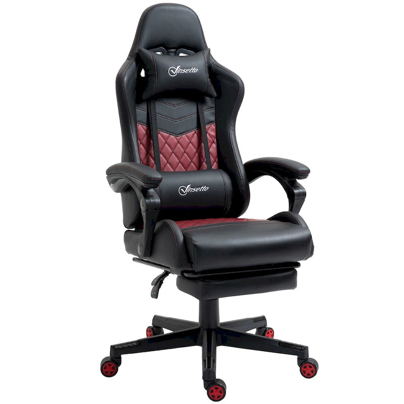 Gaming Chair Racing Style Office Ergonomic Chair Adjustable Height Swivel Recliner High Back PC Computer Desk Chair