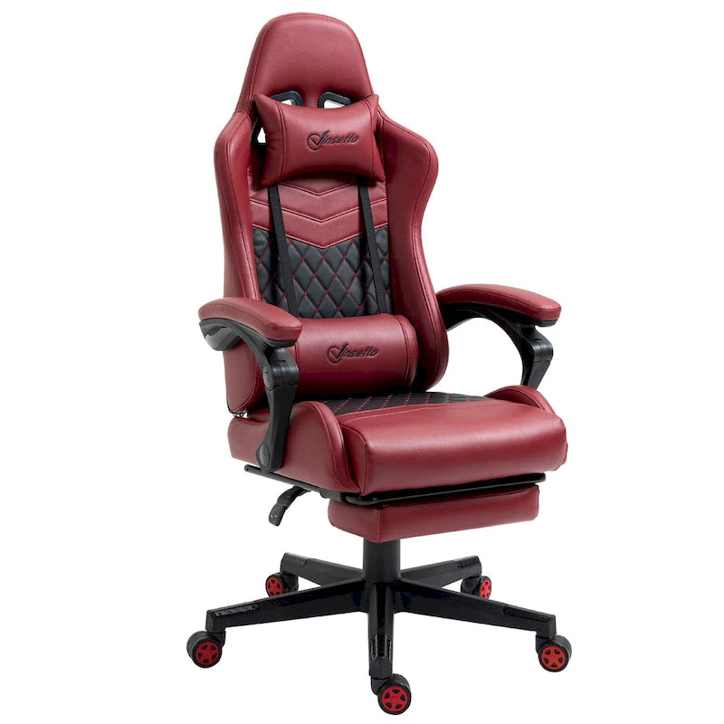 Gaming Chair Racing Style Office Ergonomic Chair Adjustable Height Swivel Recliner High Back PC Computer Desk Chair