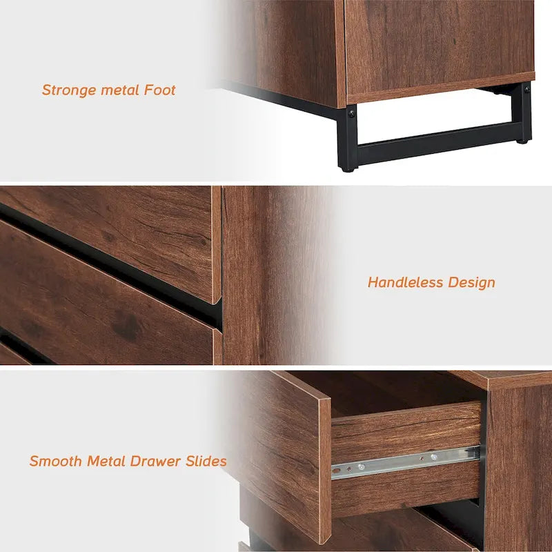 3 in 1 Modern Sideboard with 9 Drawers