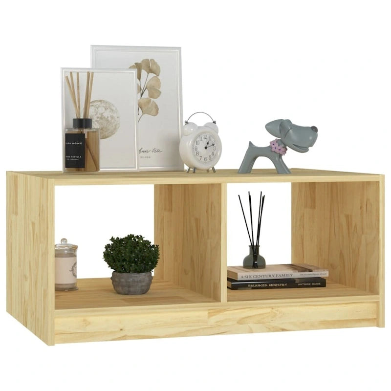 Solid Pinewood Coffee Table 29.5x13.2 Couch End Table Multi Colors - 29.5 x 19.7 x 13.2