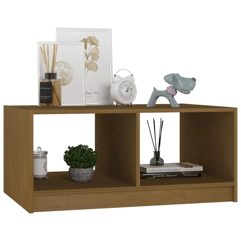 Solid Pinewood Coffee Table 29.5x13.2 Couch End Table Multi Colors - 29.5 x 19.7 x 13.2