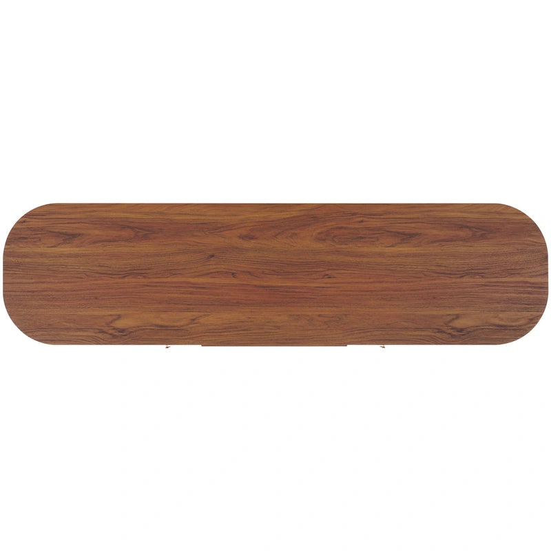 Tambour & 1 Glass Lift Door Media Stand. - 59Wx15Dx24H